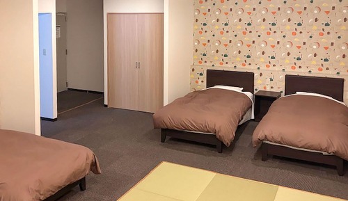 Habitación cuádruple superior, no fumadores (Japanese Western Style, No Bath/View)