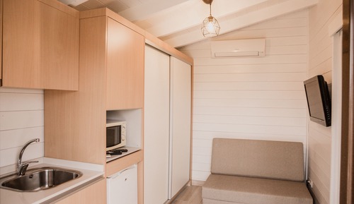 Bungalow, cocina básica