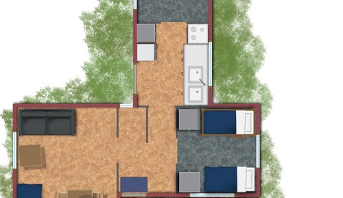 Casa de campo clásica, 1 habitación, baño privado, junto al lago