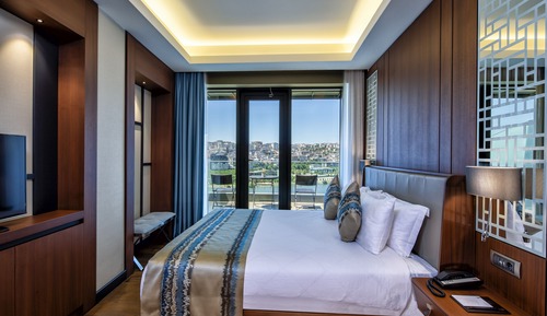 Suite, balcón, vistas al mar