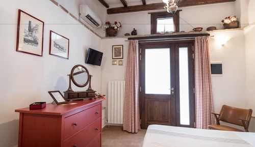 Suite Deluxe, 1 habitación, baño privado, vistas al patio (Camera Terra 2)