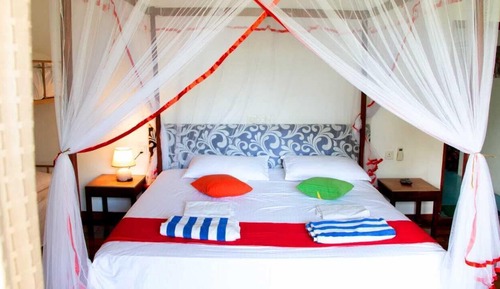 Habitación Deluxe doble, 1 cama de matrimonio grande, vistas a la laguna