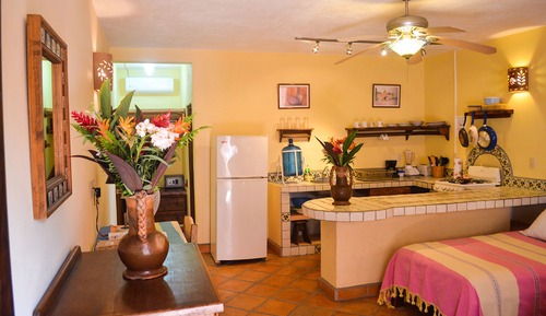 Suite estudio, vistas al patio, planta baja (Hibiscus)