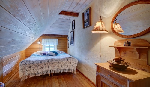 Habitación, varias camas