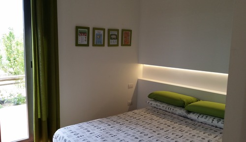 Habitación doble, baño privado, vistas al jardín