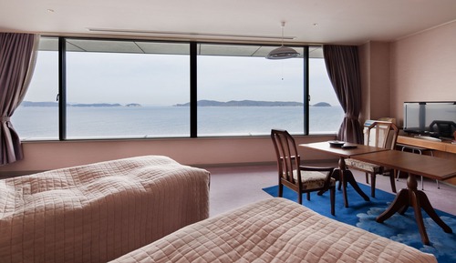 Habitación Deluxe con 2 camas individuales, no fumadores (Kaiseki Seafood Dinner & Breakfast)