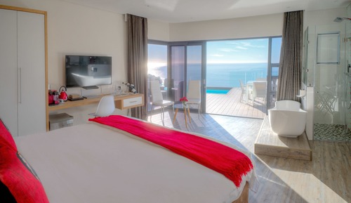 Habitación, vistas a la piscina