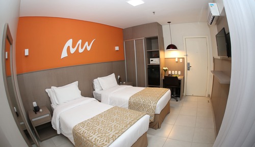 Habitación clásica con 2 camas individuales, vistas al mar