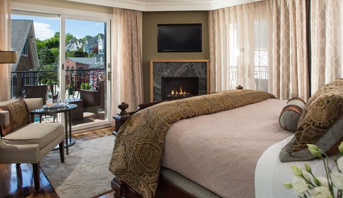 Suite ejecutiva, 1 cama de matrimonio grande con sofá cama, chimenea