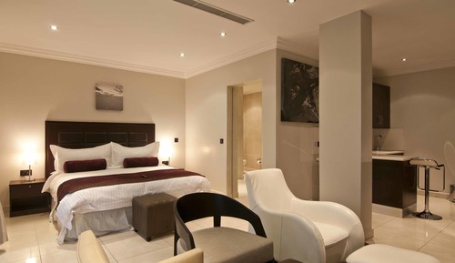 Suite estudio Deluxe, 1 cama de matrimonio grande, cocina básica