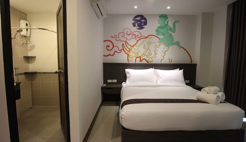 Habitación doble superior, 1 cama de matrimonio, vistas al jardín