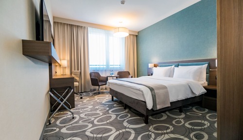 Habitación estándar, 1 cama de matrimonio con sofá cama