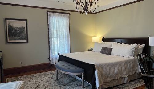 Suite, 1 cama de matrimonio grande (Tyfi 3; 2nd floor-stairs only)