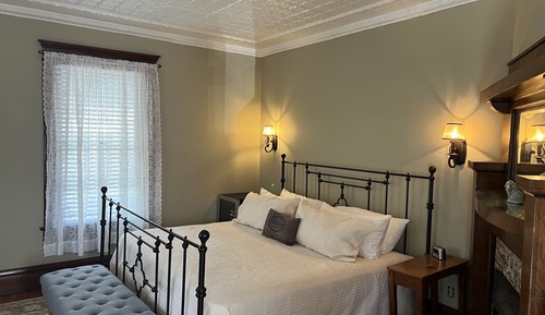 Habitación estándar, 1 cama de matrimonio grande, vistas al jardín (Tyfi 2)
