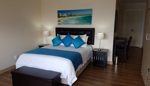 Habitación Deluxe doble, 1 cama de matrimonio, vistas al mar, mirando al mar