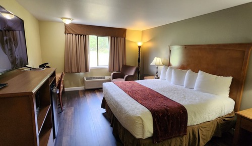 Deluxe Room, 1 King Bed, Refrigerator & Microwave, ADA,, Dog Friendly-Ground Floor
