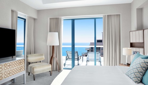 Habitación, 4 habitaciones, frente al mar