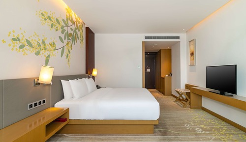Habitación, 1 cama de matrimonio grande, vistas a la ciudad (High Floor)