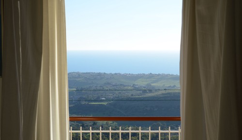 Habitación triple panorámica, balcón, vistas al mar