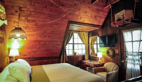 Cabaña, 1 cama de matrimonio grande