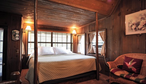 Cabaña, 1 cama de matrimonio grande, no fumadores, vistas al jardín