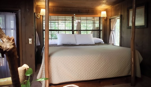 Cabaña, 1 cama de matrimonio grande
