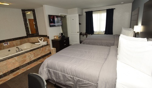 Habitación Deluxe, varias camas, no fumadores, bañera de hidromasaje