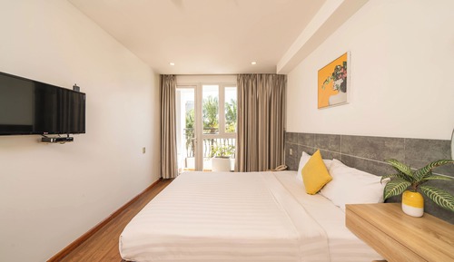 Habitación Deluxe doble, balcón, vistas al río