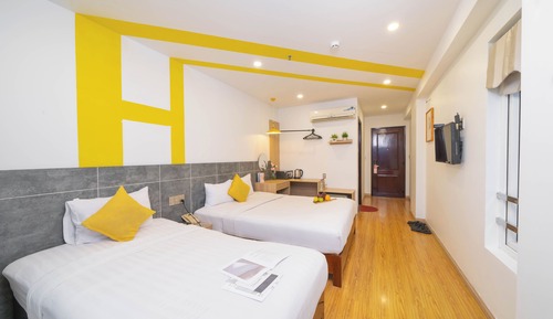 Habitación Deluxe con 2 camas individuales, vistas al río