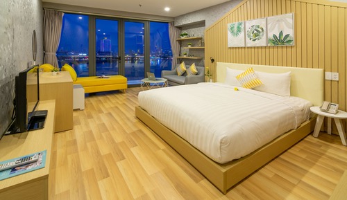 Habitación de lujo doble, balcón, vistas al río