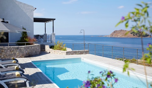 Villa superior, 2 habitaciones, piscina privada, vistas al mar