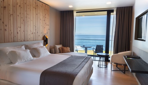 Habitación estándar doble, balcón, vistas al mar