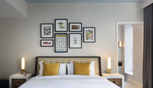 Habitación, 1 cama de matrimonio grande, vistas a la ciudad