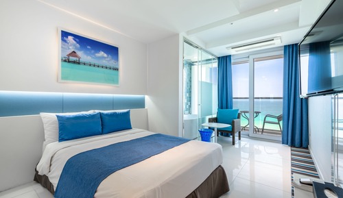 Habitación doble, vistas al mar