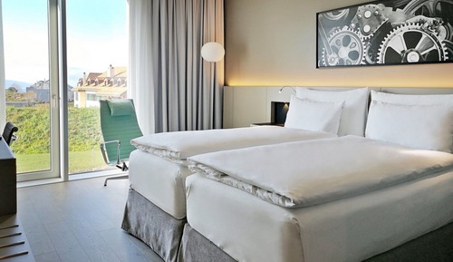Habitación Deluxe, 2 camas individuales, vistas al jardín