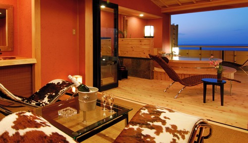 Suite tradicional, vistas al mar (Japanese Style, with Open-air Bath)