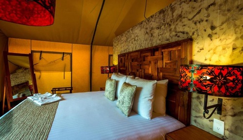 Tienda, 1 cama de matrimonio grande, vistas al jardín (Harmony Tent)