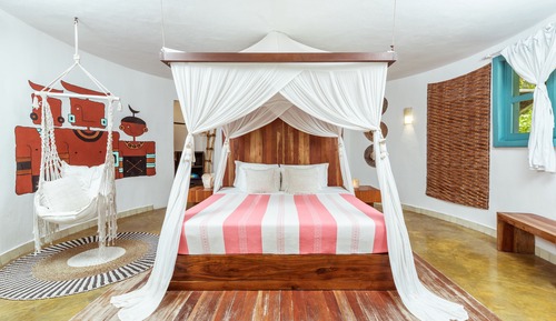 Habitación superior, 1 cama de matrimonio grande, frente al mar