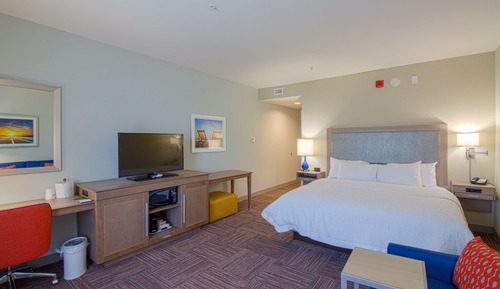 Habitación, 1 cama de matrimonio grande con sofá cama, no fumadores, frigorífico y microondas