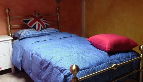 Habitación económica con 2 camas individuales, baño compartido