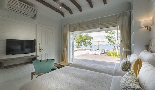 Villa de lujo, 2 habitaciones, piscina privada, vistas al mar