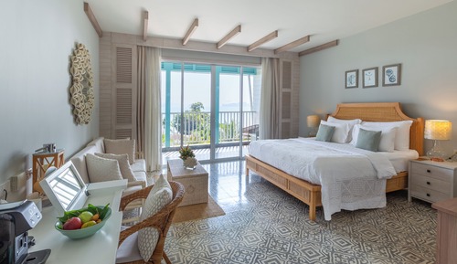 Habitación Deluxe con 1 cama doble o 2 individuales, vistas al mar