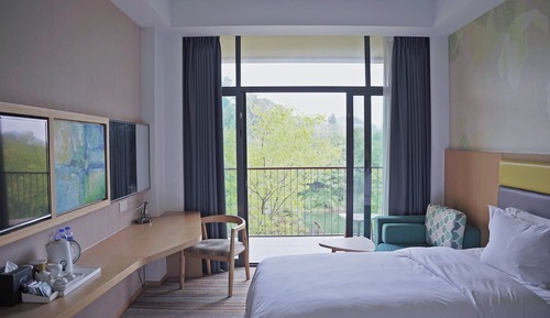 Habitación estándar, 1 cama de matrimonio grande, balcón, vistas al río