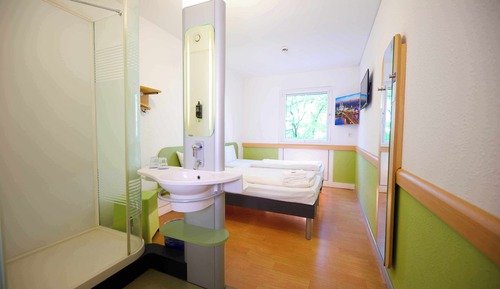 Habitación básica, 2 camas individuales