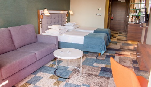 Habitación con 1 cama doble o 2 individuales
