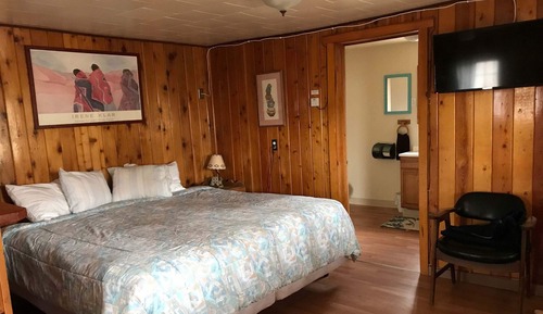 Cabaña Deluxe, 1 cama de matrimonio grande, no fumadores
