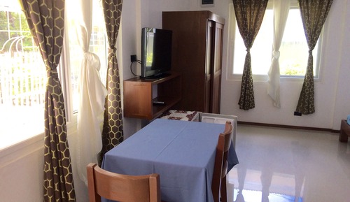 Habitación familiar doble, vistas parciales al mar, junto a la playa
