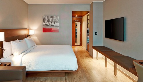 Habitación, 1 cama de matrimonio grande con sofá cama