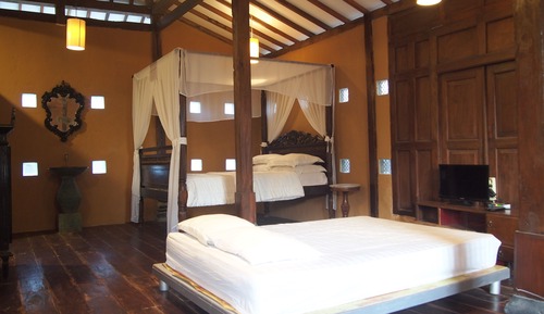 Habitación individual tradicional, 2 habitaciones, vistas al río (Big Javanese)