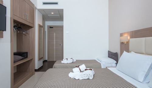 Habitación con 1 cama doble o 2 individuales